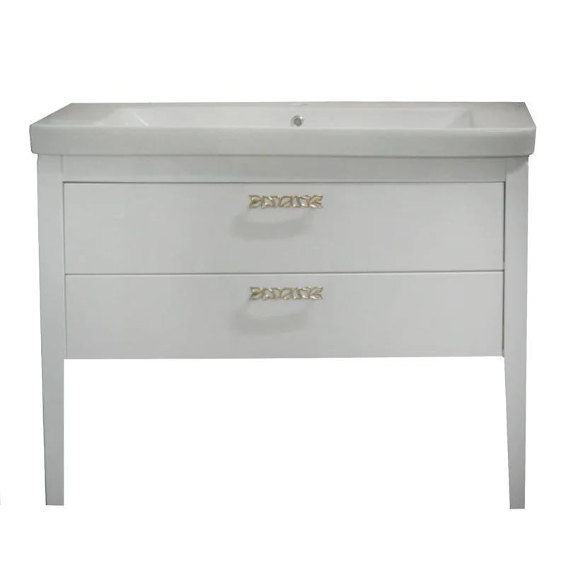 Комплект Azario Тумба VERONA 105 с раковиной Luxury 105 — фото №1