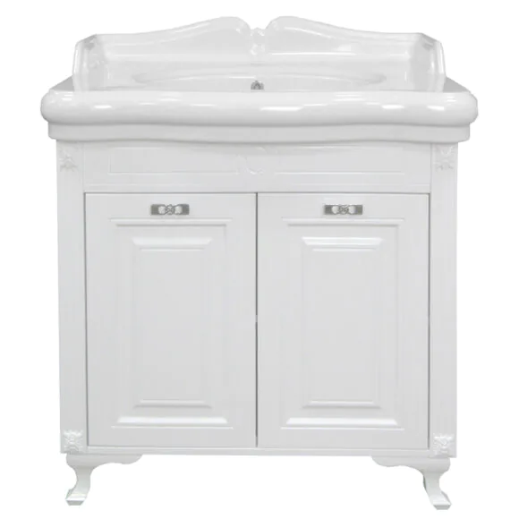 Комплект Тумба MAGNOLIA 90 (900х870х500) с раковиной Victorian 90 (Kale) (CS00069429)