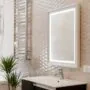 Зеркало AZARIO Марсель LED 630х780 серебро, c подсветкой и диммером, сенсорный выключатель (ФР-00000910) — фото №2