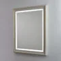 Зеркало AZARIO Марсель LED 630х780 золото, c подсветкой и диммером, сенсорный выключатель (ФР-00000968) — фото №2