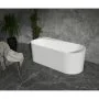 Ванна акриловая AZARIO FANO 1700х800х600 пристенная, в комплекте с сифоном и металлической рамой, левая (FAN17080 L) — фото №3
