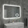 Зеркало AZARIO Эльза-4 1000х800 c подсветкой и диммером, сенсор выкл+часы (LED-00002329) — фото №2
