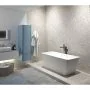 Ванна из искусственного камня Azario ESMONT 1700х780х530 свободностоящая белая матовая, с белым матовым донным клапаном (ESM17078S) — фото №4