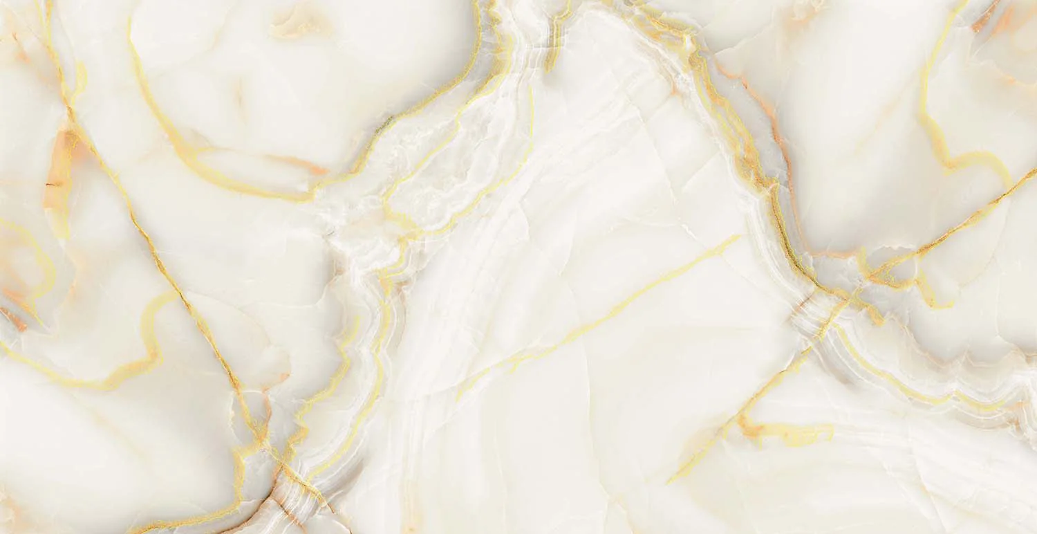 Плитка керамогранитная AZARIO SHINY ONYX GOLD 60×120 Carving (H18004006G) — фото №1