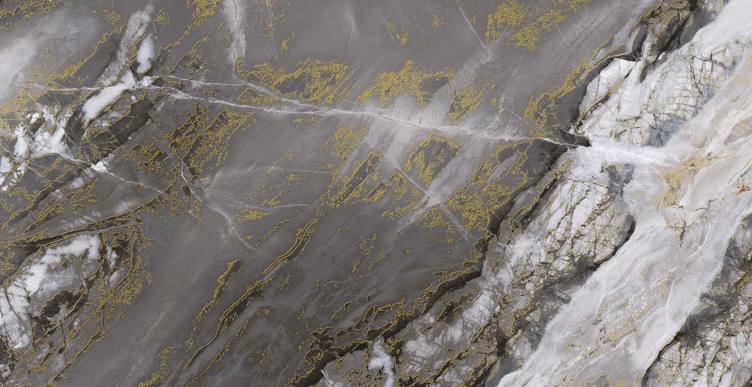 Плитка керамогранитная AZARIO RIVERSTONE GOLD 60×120 Carving (H18004011G) — фото №6