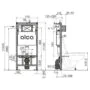 Сет инсталляция Alсa AM101/1120-4:1 RU M670-0001 + унитаз Gloria AZ-2003 с сиденьем микролифт — фото №5