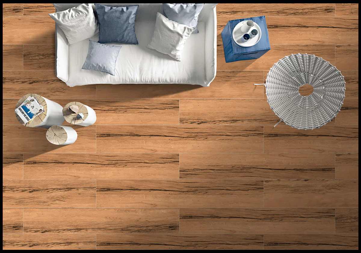 Плитка керамогранитная AZARIO ANTIQUE WOOD 20х120 Matt (P231123222WM) — фото №6