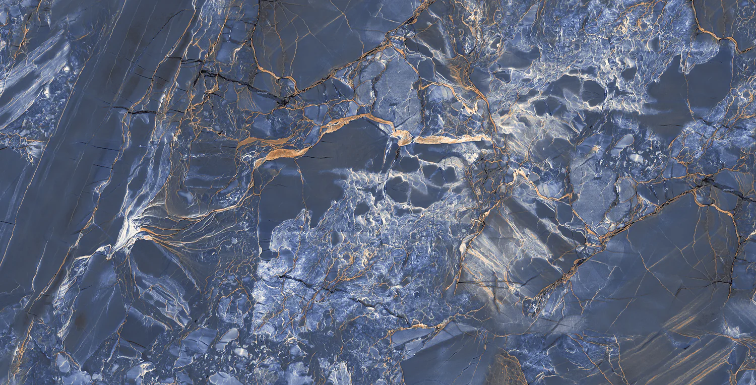 Плитка керамогранитная AZARIO CRYSTAL BLUE 60х120 High Glossy (E3090821120HG) — фото №5