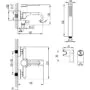 Смеситель для ванны и душа Azario VINCENTE с ручным душем, керамический картридж, графит (AZ-VRZ238326AJ) — фото №6