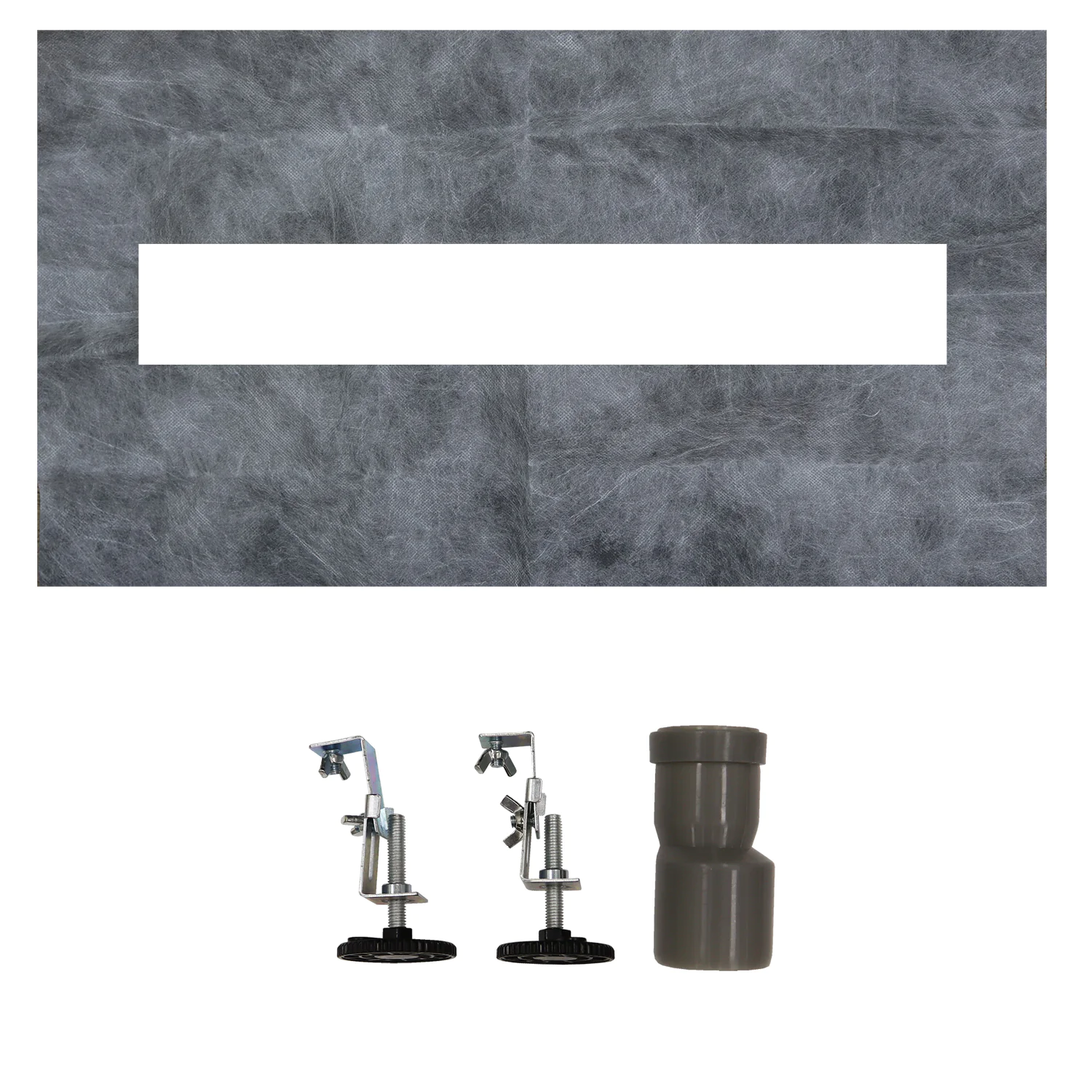 Душевой лоток AZARIO 700 мм, D40(50), 360°, металлическая перфорированная решетка, металлический желоб, комбинированный затвор (AZT3FT01700) — фото №6