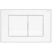 Кнопка смыва AZARIO NEW двойная, пластик, белый глянцевый (AZ-001.01)