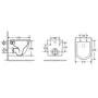 Сет 3 в 1 инсталляция Grohe Rapid SL с клавишей смыва + подвесной унитаз Azario Grado c быстросъемным сиденьем микролифт (38772001+AZ-0046N) — фото №13