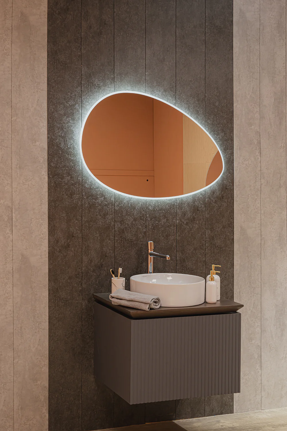 Зеркало AZARIO OMEGA 600х920 с подсветкой, бесконтактный сенсор с функцией диммера (LED-00002934) — фото №18