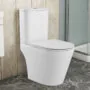 Унитаз-компакт Azario Berton 385х615х805 напольный, безободковый, слив «Торнадо», с быстросъемным сиденьем микролифт (AZ-6093) — фото №13