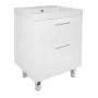 Комплект Azario Тумба Ника 60 Н 610х480х860 напольная, с раковиной Tempo 60 (CS00091368) — фото №2