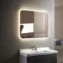 Зеркало AZARIO Стив-6 1200х800 часы+сенсор выкл + подогрев+ радио, bluetooth+ термометр, диммер-сенсор (ФР-00002231) — фото №2