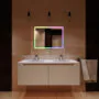Зеркало AZARIO Livia-RGB 800х600 сенсорный выключатель с функцией диммера, мульти-цвет (LED-00002638) — фото №6