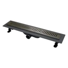 Душевой лоток AZARIO STICK 900 мм, боковой слив D40, пластиковый, решетка из нержавеющей стали (AZCP11-90 Stick)