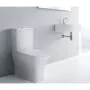 Унитаз-компакт Azario Blaise 385х615х801 напольный, безободковый с быстросъемным сиденьем микролифт (AZ-55-1) — фото №16