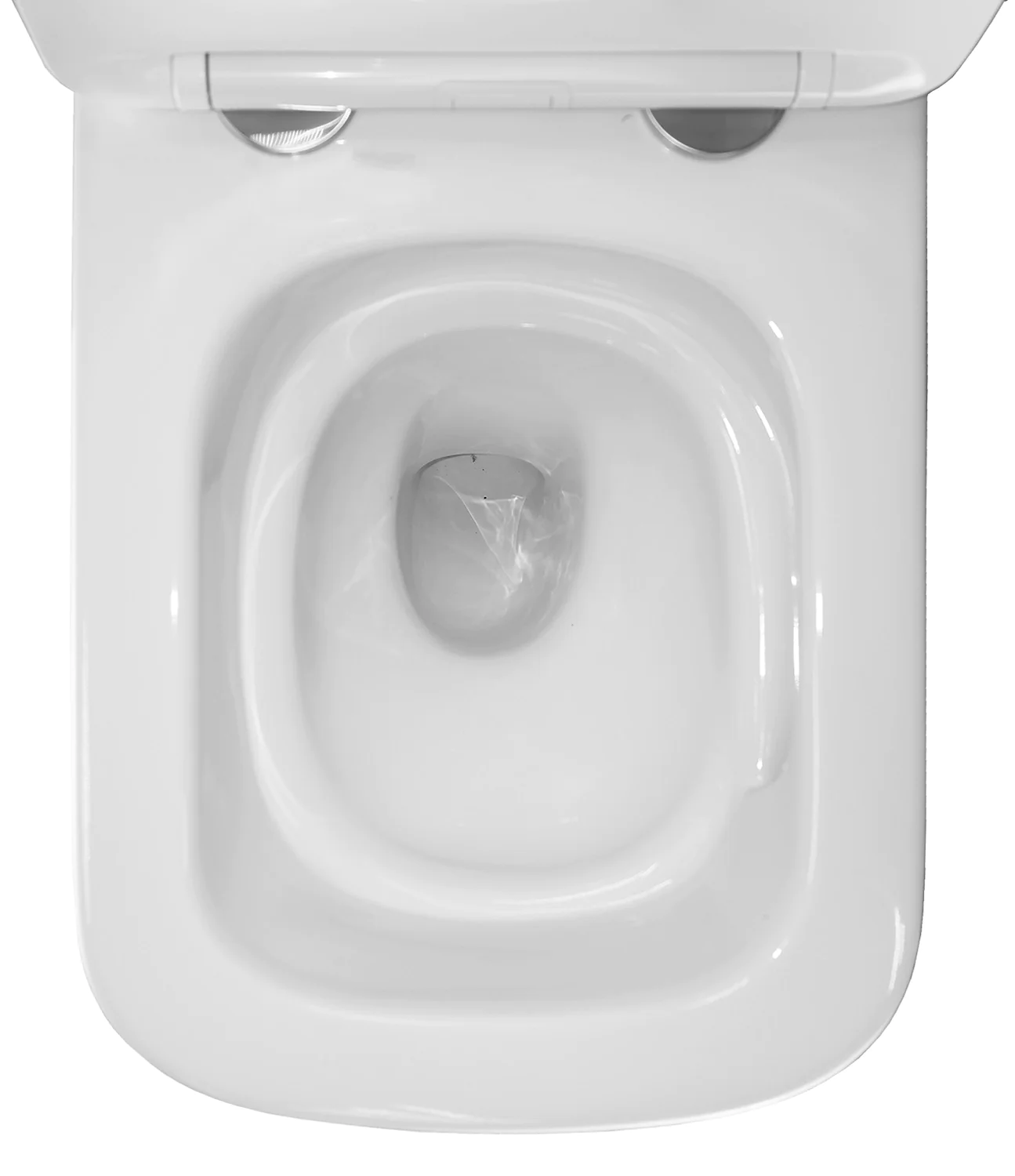 Унитаз подвесной Azario Cascad M 490x345x325 безободковый, система смыва «Скрытое Торнадо», с быстросъемным сиденьем микролифт (AZ-10002) — фото №9