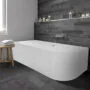 Ванна акриловая Azario LAGO BLANCO 1700х750х580 пристенная, левая, в комплекте с сифоном и металлической рамой (AZ-6724-1CL) — фото №6