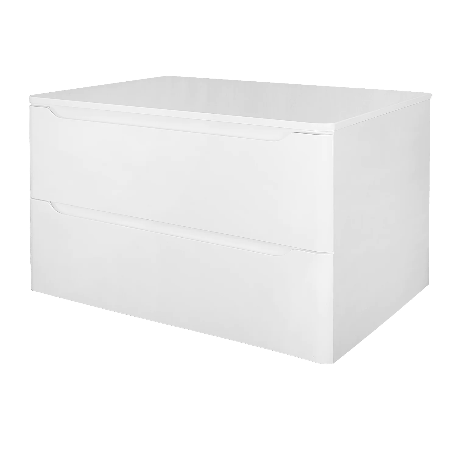 Тумба Azario LOTOS 80/2 800х460х500 подвесная, без раковины, белый глянец (CS00084144) — фото №1
