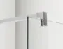 Душевая перегородка Azario CHICAGO Walk-in 1300×1950 прозрачное стекло 8 мм, покрытие EASY CLEAN, цвет профиля серебро (AZ-NAR6310 1300) — фото №3