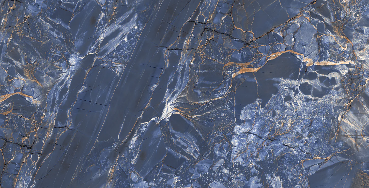 Плитка керамогранитная AZARIO CRYSTAL BLUE 60х120 High Glossy (P3090821120HG) — фото №4