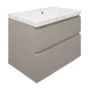 Комплект Azario Тумба Viola 80/2 подвесная БЕЖЕВЫЙ под раковину Астория 80 (CS00097144)