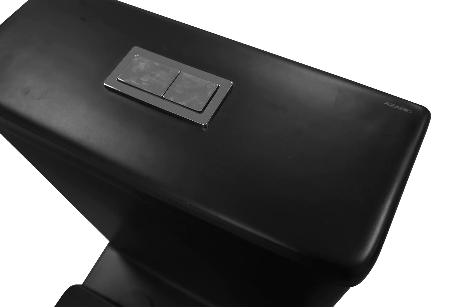 Унитаз-компакт Azario Black King 370х640х810 безободковый, с быстросъемным сиденьем микролифт, черный матовый (AZ-8303D) — фото №12