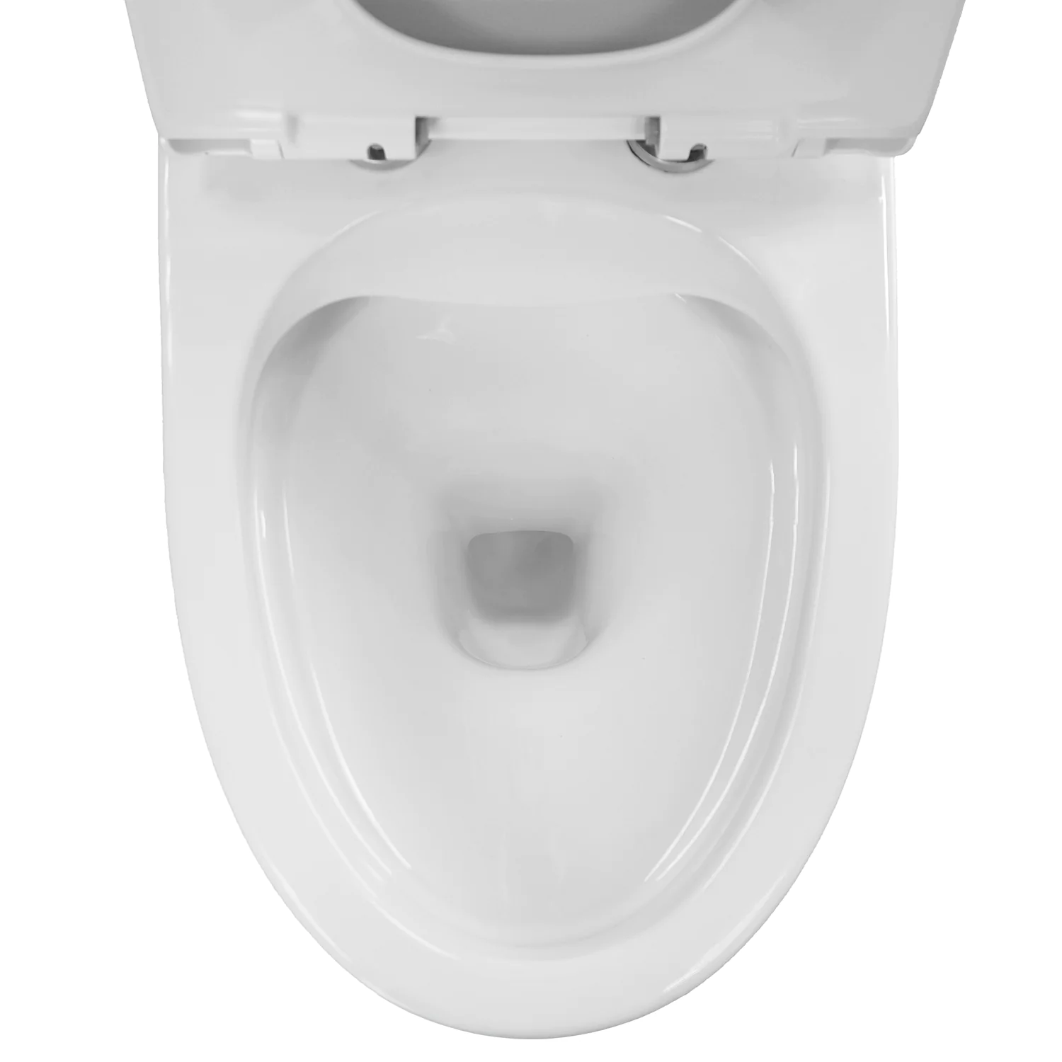 Унитаз-моноблок Azario ANSA 385х695×775 безободковый, в комплекте с сиденьем дюропласт микролифт, белый (AZ-2301) — фото №10