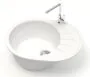 Кухонная мойка AZARIO Light 575х440х215) искусственный мрамор, цвет Белый (CS00079917) — фото №2