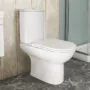 Унитаз-компакт Azario Kano 370х630х800 напольный, безободковый, в комплекте с быстросъемным сиденьем микролифт (93590) — фото №16