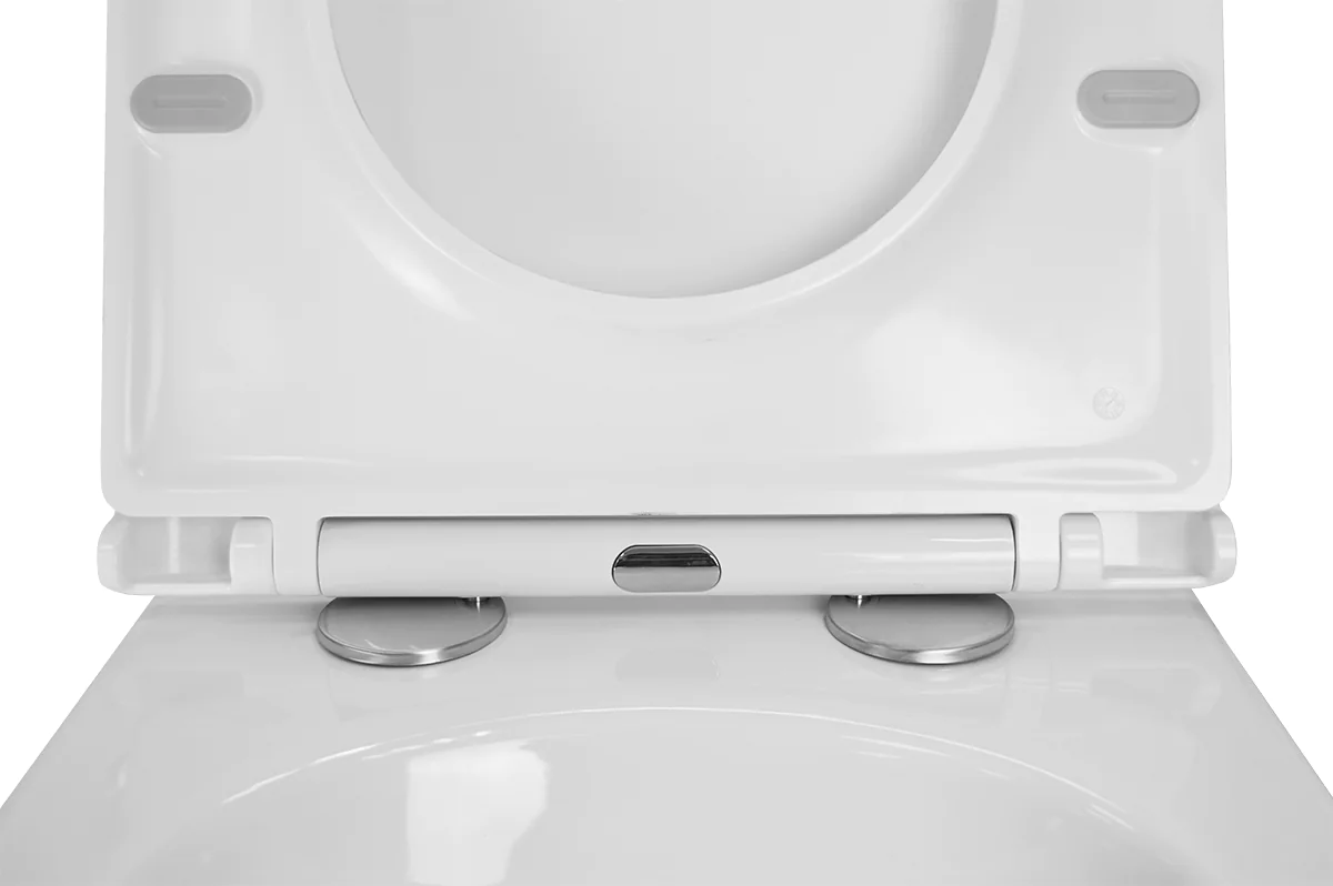 Сет 3 в 1 инсталляция Grohe Rapid SL с клавишей смыва + подвесной унитаз Azario Grado c быстросъемным сиденьем микролифт (38772001+AZ-0046N) — фото №6