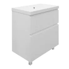 Комплект Azario Тумба Viola 80/2Н напольная БЕЛЫЙ МАТОВЫЙ под раковину Астория 80 (CS00097140)