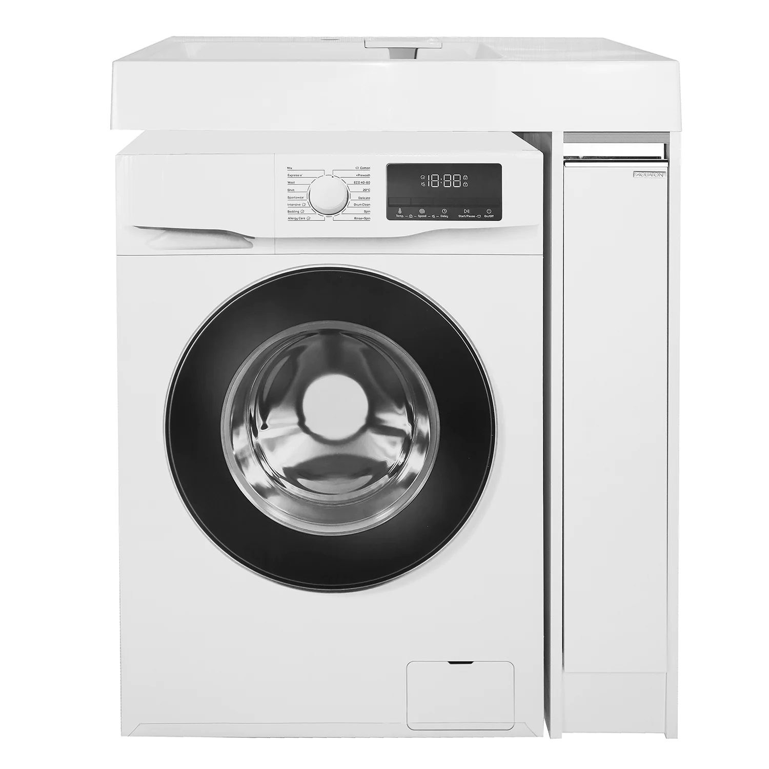 Раковина подвесная Azario Ritsa 801х503х95 над стиральной машиной, белый (CS00093810) — фото №4