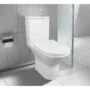 Унитаз-компакт Azario Fretta new 370х615х790 напольный, безободковый в комплекте с бачком и сиденьем дюропласт, микролифт (AZ-1223) — фото №16