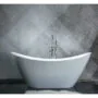 Ванна акриловая Azario MELADO 1800770х760 белая, свободностоящая в комплекте с сифоном и металлическими ножками (AZ-6107-18W) — фото №2