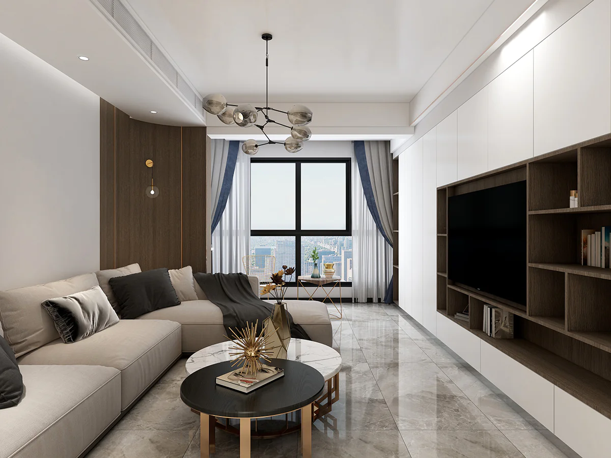 Плитка керамогранитная AZARIO ROYAL STONE LIGHT 60х120 Glossy (GJT612621) — фото №5