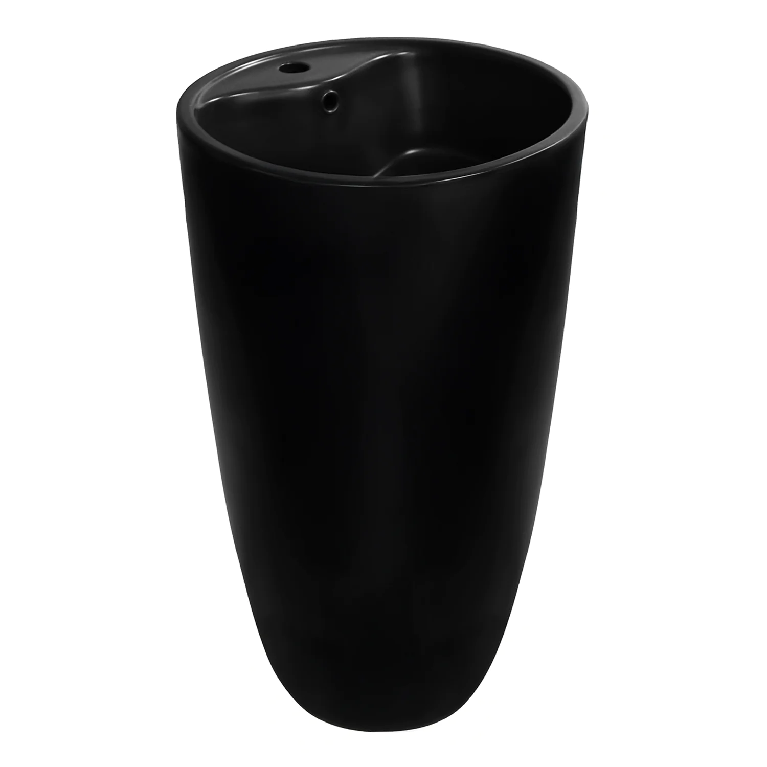Раковина напольная Azario Tea 450х450х845 отдельностоящая, черный (AZ-M30149MB) — фото №2