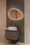 Зеркало AZARIO OMEGA 600х920 с подсветкой, бесконтактный сенсор с функцией диммера (LED-00002934) — фото №19