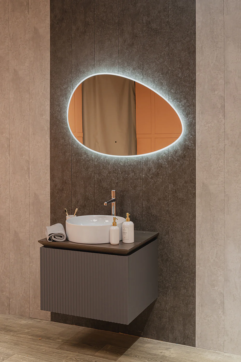 Зеркало AZARIO OMEGA 600х920 с подсветкой, бесконтактный сенсор с функцией диммера (LED-00002934) — фото №19