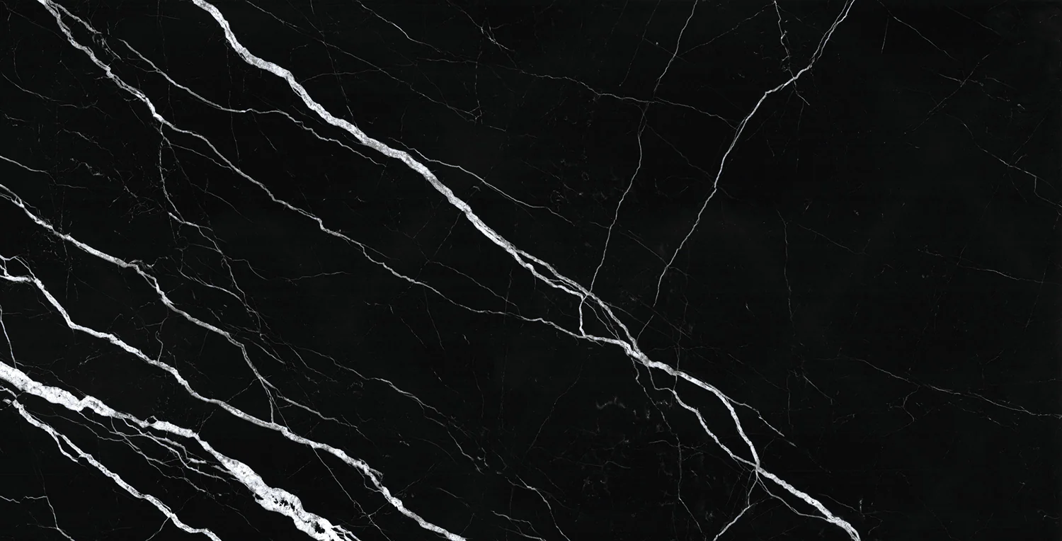 Плитка керамогранитная AZARIO PORTORO NERO 60х120 High Glossy (P4120821120HG) — фото №6