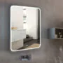 Зеркало AZARIO Стив-6 685х915 c подсветкой и диммером, часы+радио+ bluetooth+термометр+подогрев +сенсор выкл (ФР-00001865) — фото №3