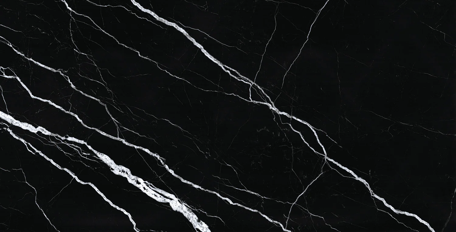 Плитка керамогранитная AZARIO PORTORO NERO 60х120 High Glossy (P4120821120HG) — фото №2