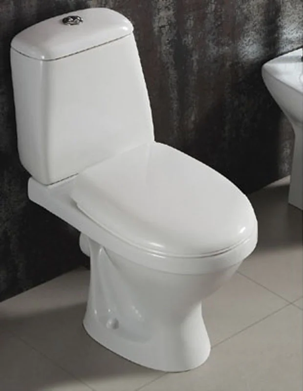 Унитаз-компакт Azario Trend 655х350х770 напольный, с бачком и сиденьем микролифт (AZ2018-P) — фото №2