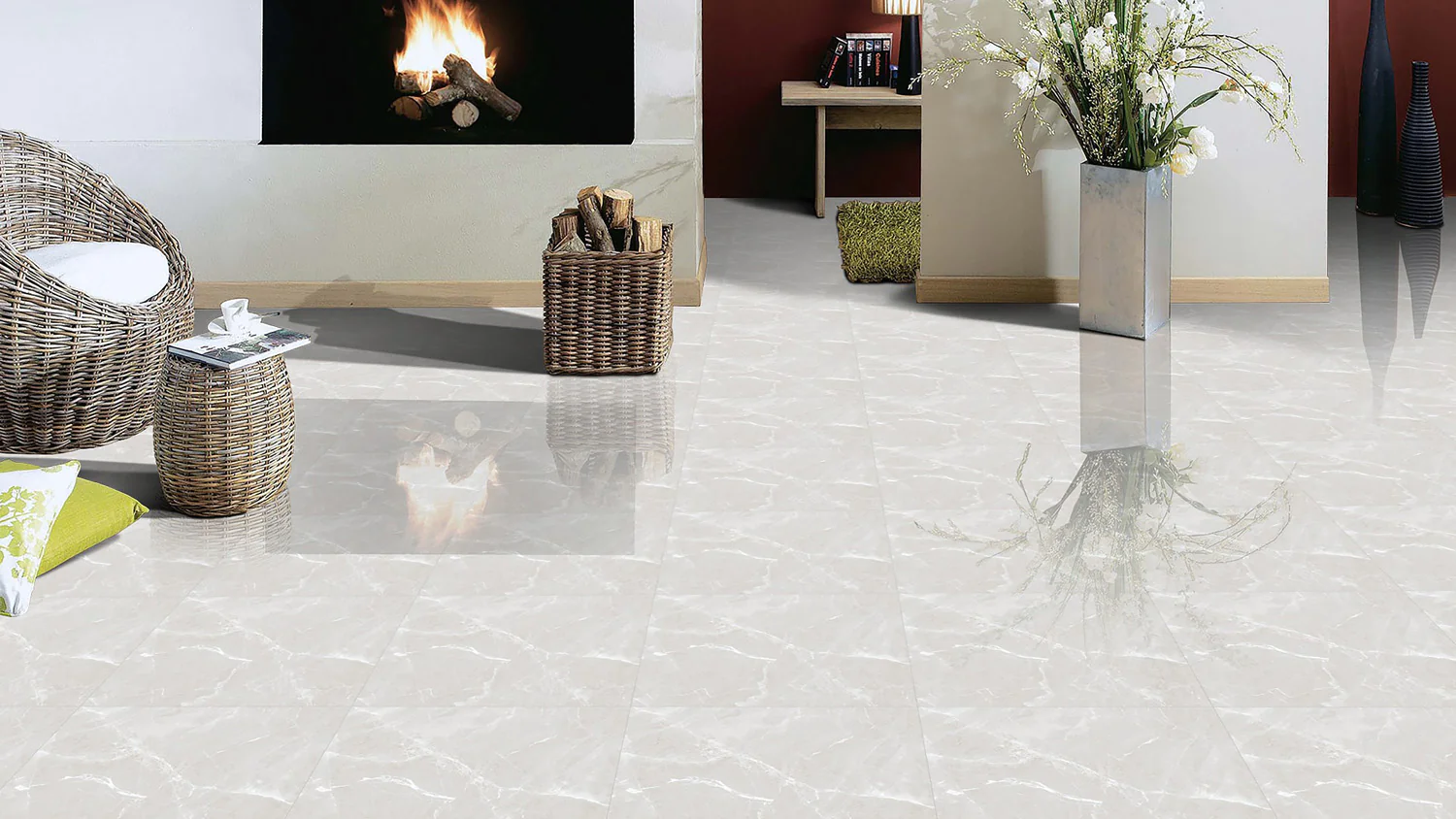 Плитка керамогранитная AZARIO SMOKEY GREY 60х60 Glossy (P106082160G) — фото №4
