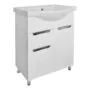 Комплект Тумба Стиль- 60/1 600х450х840 с раковиной Basic 60 (CS00070392) — фото №3