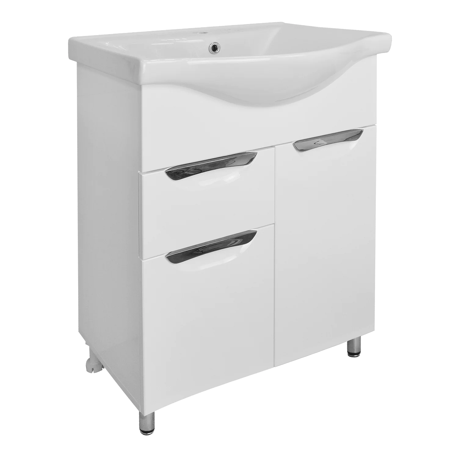 Комплект Тумба Стиль- 60/1 600х450х840 с раковиной Basic 60 (CS00070392) — фото №3