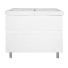 Комплект Тумба Мила 80Н 815х470х870 напольная, с раковиной Tempo 80 (CS00091366)